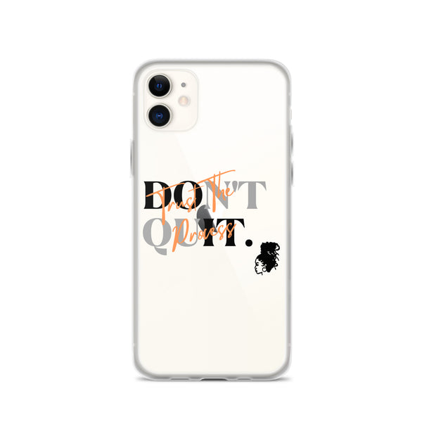 "Trust The Process" Clear Case for iPhone®