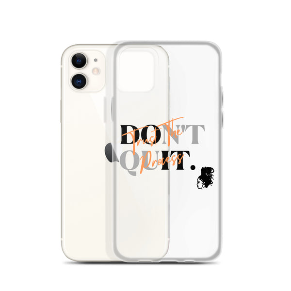 "Trust The Process" Clear Case for iPhone®