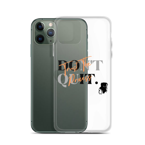 "Trust The Process" Clear Case for iPhone®