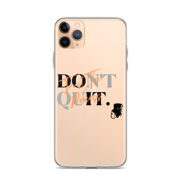 "Trust The Process" Clear Case for iPhone®