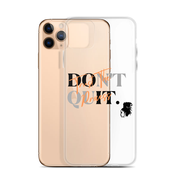 "Trust The Process" Clear Case for iPhone®