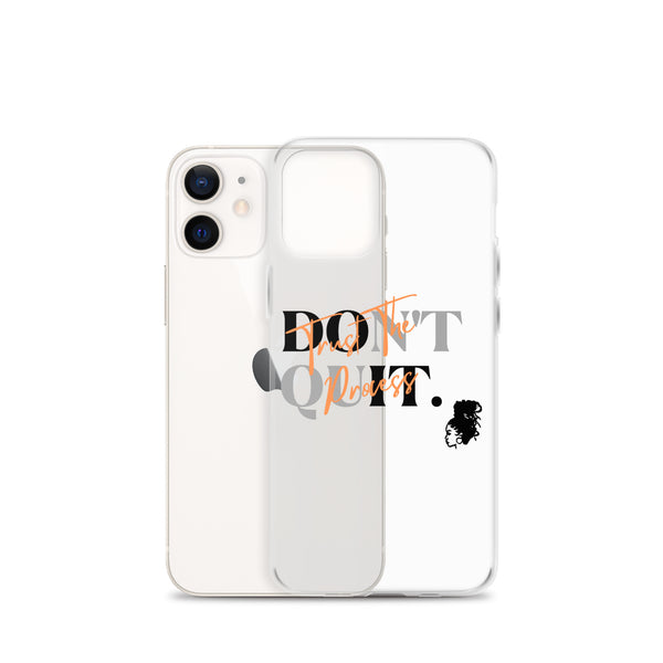 "Trust The Process" Clear Case for iPhone®