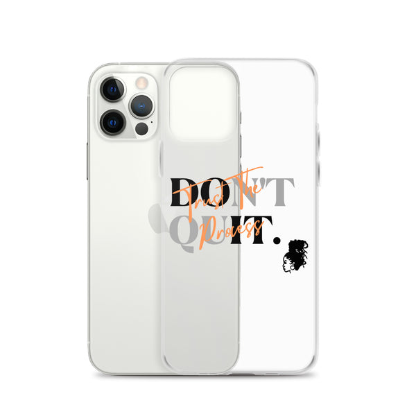 "Trust The Process" Clear Case for iPhone®