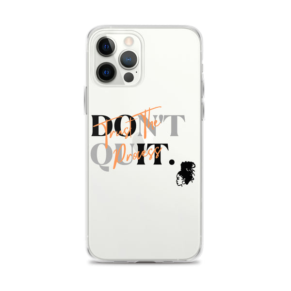 "Trust The Process" Clear Case for iPhone®