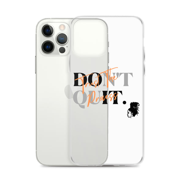 "Trust The Process" Clear Case for iPhone®