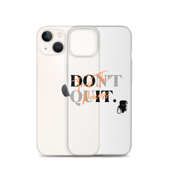 "Trust The Process" Clear Case for iPhone®