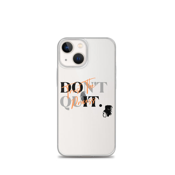 "Trust The Process" Clear Case for iPhone®