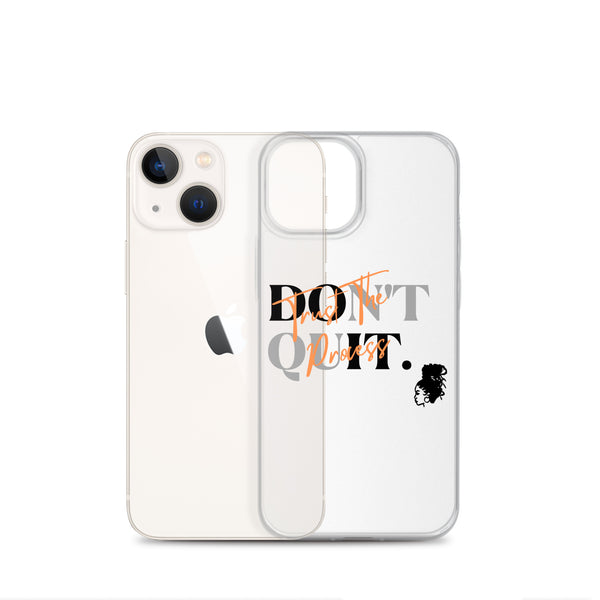 "Trust The Process" Clear Case for iPhone®