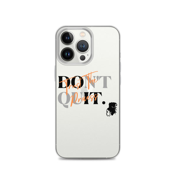 "Trust The Process" Clear Case for iPhone®