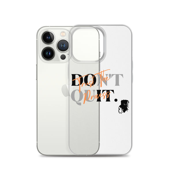 "Trust The Process" Clear Case for iPhone®