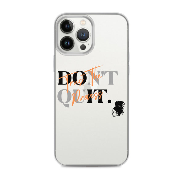 "Trust The Process" Clear Case for iPhone®