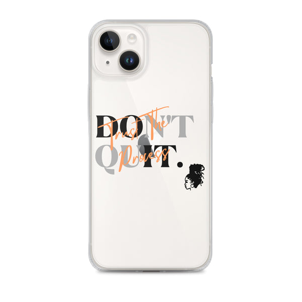 "Trust The Process" Clear Case for iPhone®