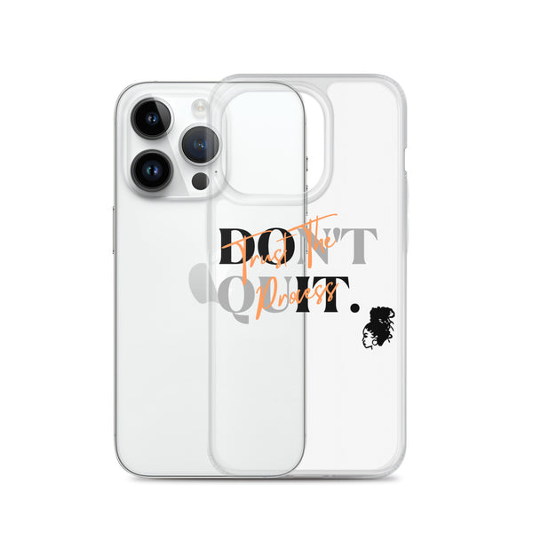 "Trust The Process" Clear Case for iPhone®