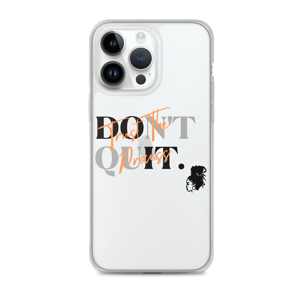 "Trust The Process" Clear Case for iPhone®