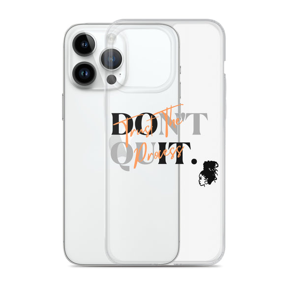 "Trust The Process" Clear Case for iPhone®