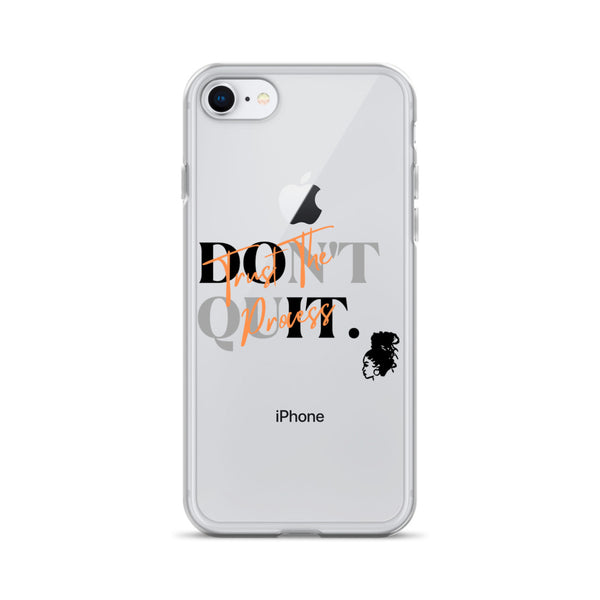 "Trust The Process" Clear Case for iPhone®