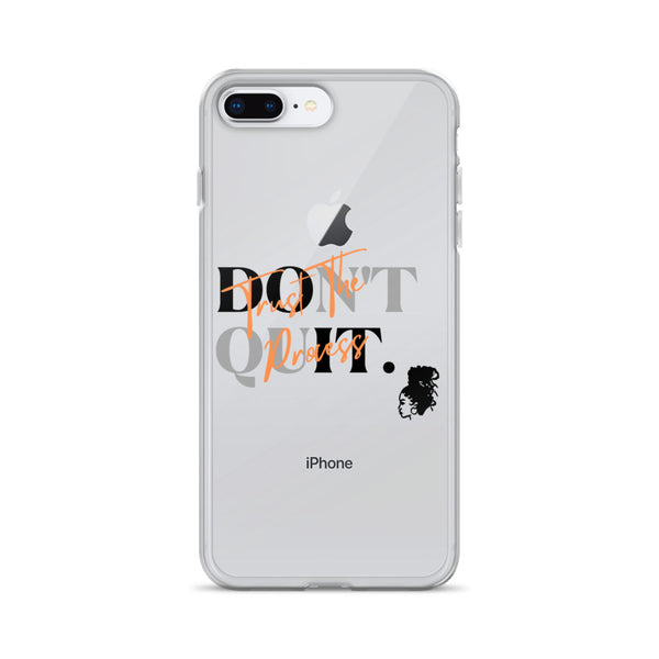 "Trust The Process" Clear Case for iPhone®