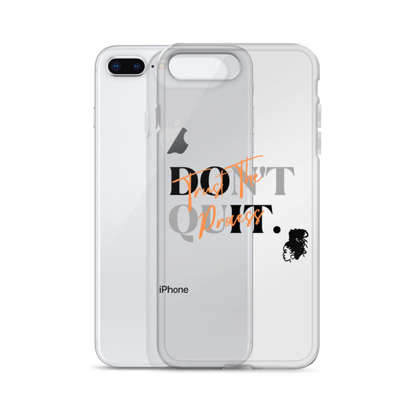 "Trust The Process" Clear Case for iPhone®