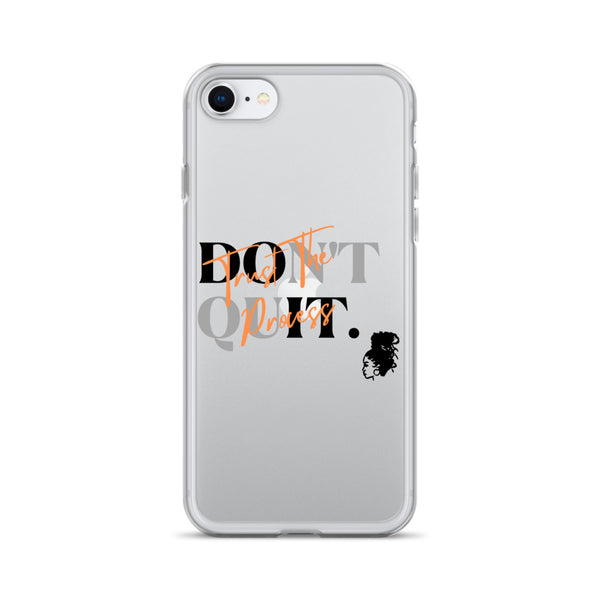 "Trust The Process" Clear Case for iPhone®