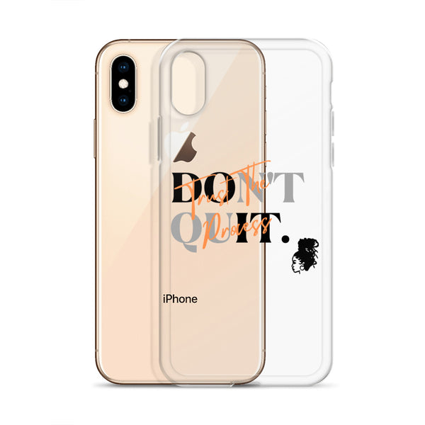 "Trust The Process" Clear Case for iPhone®