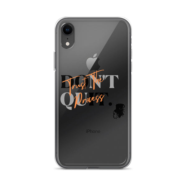 "Trust The Process" Clear Case for iPhone®