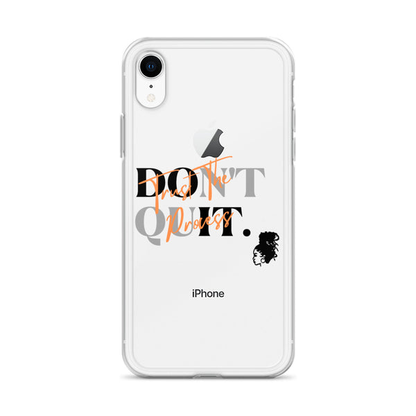 "Trust The Process" Clear Case for iPhone®