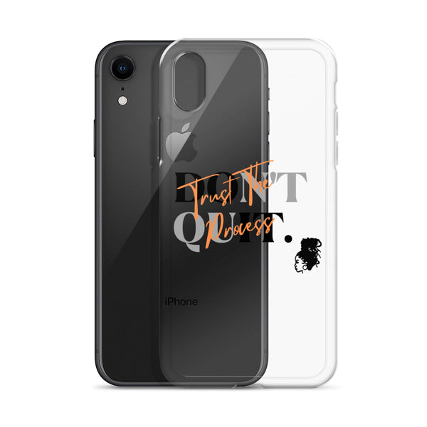 "Trust The Process" Clear Case for iPhone®