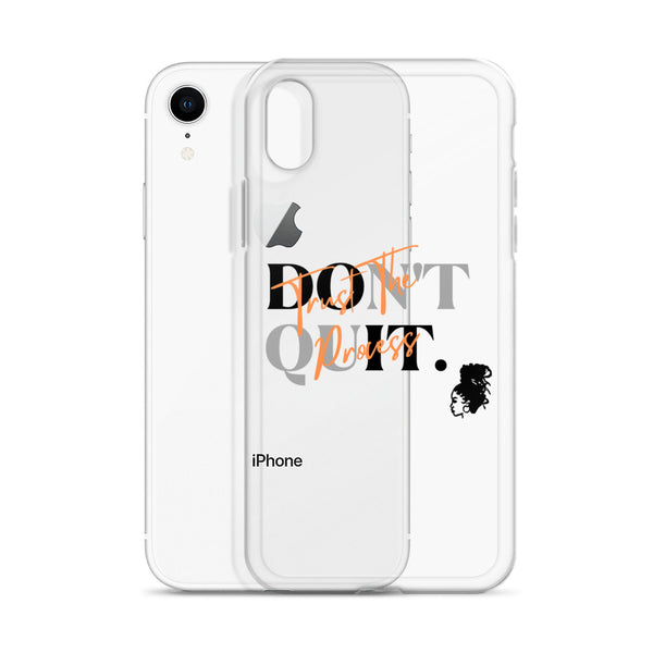 "Trust The Process" Clear Case for iPhone®