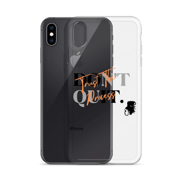 "Trust The Process" Clear Case for iPhone®